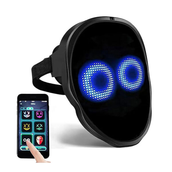 Masque LED avec application Bluetooth